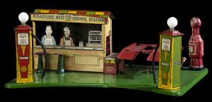 Un giocattolo vintage: la stazione di servizio