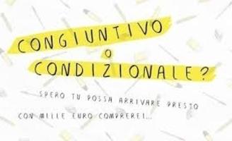 scheda didatica congiuntivo o condizionale
