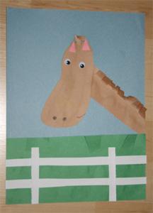 Lavoretti per nonni e nipoti - Il disegno del cavallo