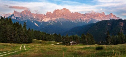 Catinaccio tramonto foto Karl Stanzel