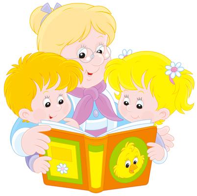 illustrazione nonna nipoti lettura fiaba Alexey Bannykh_Dreamstime.com