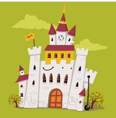 illustrazione castello Aleutie-Dreamstime.com