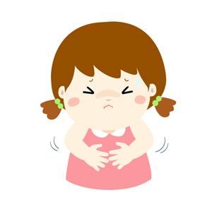bambina mal di pancia acetone cartoon