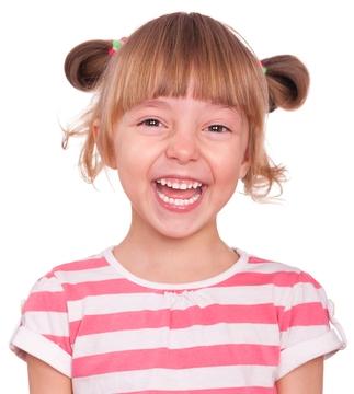 bambina risata
