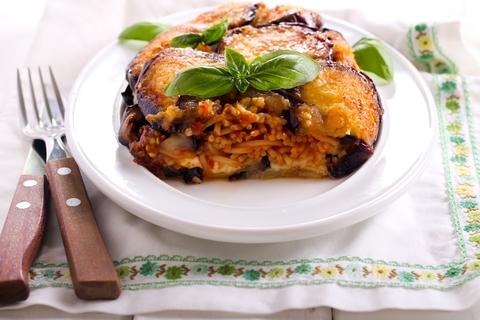 timballo pasta melanzane