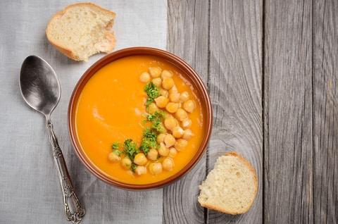 zuppa zucca ceci